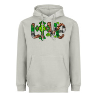 Moon Dust Western St. Patrick's Day Love Cross Heavyweight Hoodie - Artiststas