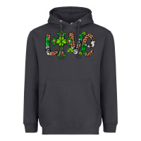 Smoke Western St. Patrick's Day Love Cross Heavyweight Hoodie - Artiststas