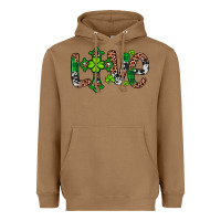 Toasted Coconut Western St. Patrick's Day Love Cross Heavyweight Hoodie - Artiststas