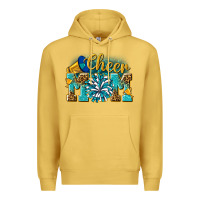 Antique Gold cheer mom Premium Hoodie - NancyCooperArtShop