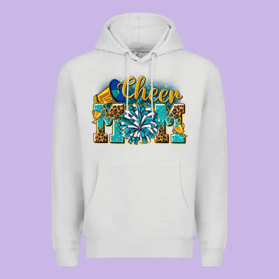 Cheer Mom Premium Hoodie Designed By Nancycooperartshop