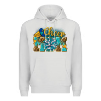 Dove Grey cheer mom Premium Hoodie - NancyCooperArtShop