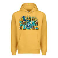 Mustard cheer mom Premium Hoodie - NancyCooperArtShop