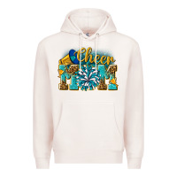Pale Pink cheer mom Premium Hoodie - NancyCooperArtShop