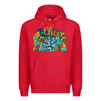 Red cheer mom Premium Hoodie - NancyCooperArtShop