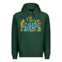 Sports Green cheer mom Premium Hoodie - NancyCooperArtShop