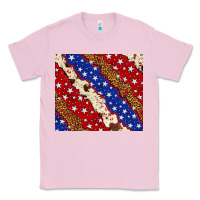 Bubblegum Pink 4th of July USA flag leopard cowhide 20oz tumbler Classic Tee - Neo Western