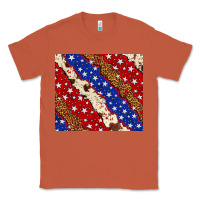 Copper 4th of July USA flag leopard cowhide 20oz tumbler Classic Tee - Neo Western