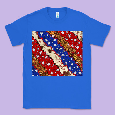 4th Of July Usa Flag Leopard Cowhide 20oz Tumbler Classic Tee Designed By Neo Western