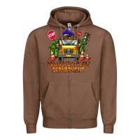 Chestnut transportation department Zipper Hoodie - AdoDesignShop