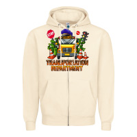 Sandshell transportation department Zipper Hoodie - AdoDesignShop