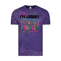 Cloud Purple sorry im cranky im going through my terrible forti Vintage Tee - texasbilliewilder