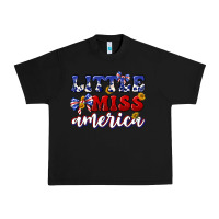 Black little miss america Urban Heavy Tee - texasbilliewilder