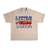 French Oak little miss america Urban Heavy Tee - texasbilliewilder