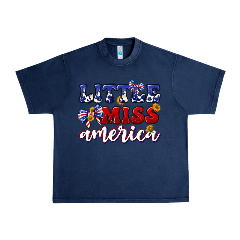 Little Miss America Urban Heavy Tee by texasbilliewilder | Teevron