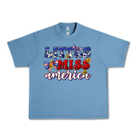 Pebble Blue little miss america Urban Heavy Tee - texasbilliewilder