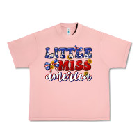 Salmon little miss america Urban Heavy Tee - texasbilliewilder