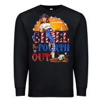 Black Chill the fourth out 4th of july Premium Sweatshirt - NancyCooperArtShop