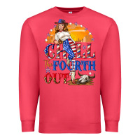 Cardinal Chill the fourth out 4th of july Premium Sweatshirt - NancyCooperArtShop