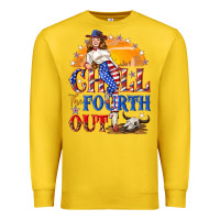 Lemon Chill the fourth out 4th of july Premium Sweatshirt - NancyCooperArtShop