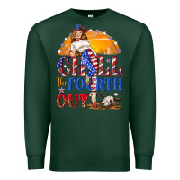 Sports Green Chill the fourth out 4th of july Premium Sweatshirt - NancyCooperArtShop