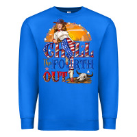 True Royal Chill the fourth out 4th of july Premium Sweatshirt - NancyCooperArtShop