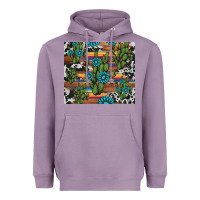 Lavender cactus gemstone Heavyweight Hoodie - AdoDesignShop