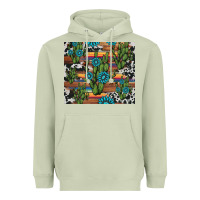 Matcha cactus gemstone Heavyweight Hoodie - AdoDesignShop
