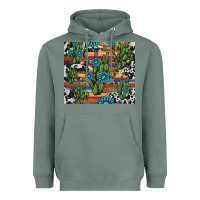 Sage cactus gemstone Heavyweight Hoodie - AdoDesignShop