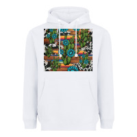 White cactus gemstone Heavyweight Hoodie - AdoDesignShop