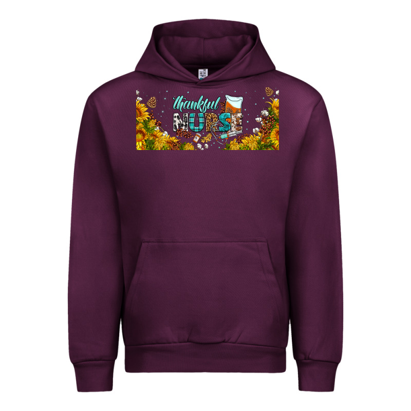 Thankful Nurse Fall Libbey Glass Urban Hoodie by BundleAndBundleShop | Teevron