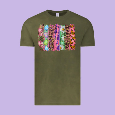 Vintage Tee Western easter brush stroke