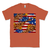 Copper 4th of July USA flag leopard sunflower 20oz tumble Classic Tee - Neo Western