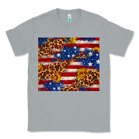 Heather Grey 4th of July USA flag leopard sunflower 20oz tumble Classic Tee - Neo Western