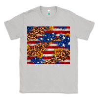 Moon Dust 4th of July USA flag leopard sunflower 20oz tumble Classic Tee - Neo Western