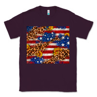 Plum 4th of July USA flag leopard sunflower 20oz tumble Classic Tee - Neo Western