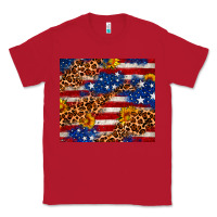 4th Of July Usa Flag Leopard Sunflower 20oz Tumble Classic Tee | Teevron