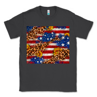 Smoke 4th of July USA flag leopard sunflower 20oz tumble Classic Tee - Neo Western
