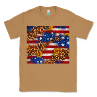 Toasted Coconut 4th of July USA flag leopard sunflower 20oz tumble Classic Tee - Neo Western