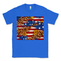 True Royal 4th of July USA flag leopard sunflower 20oz tumble Classic Tee - Neo Western