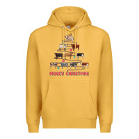 Mustard mooey christmas Premium Hoodie - MaliasSmallBusiness