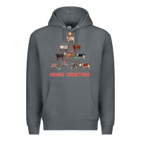 Rock mooey christmas Premium Hoodie - MaliasSmallBusiness