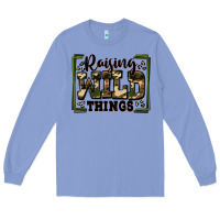 Colony Blue raising wild things Long Sleeve Tee - Zillion Design Studio