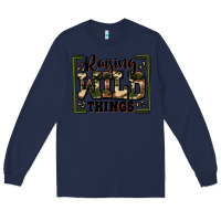 Navy raising wild things Long Sleeve Tee - Zillion Design Studio