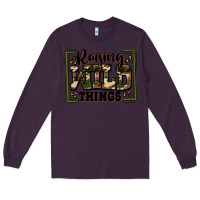 Plum raising wild things Long Sleeve Tee - Zillion Design Studio