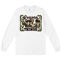 White raising wild things Long Sleeve Tee - Zillion Design Studio