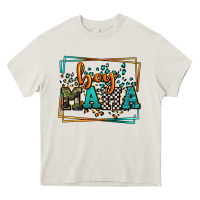 Cream leopard camo boy mama Mother's Day Heavy Core Tee - LillyAllenDesigns