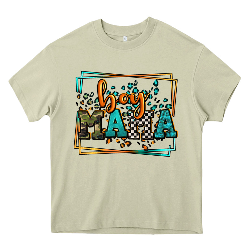 Leopard Camo Boy Mama Mother's Day Heavy Core Tee by LillyAllenDesigns | Teevron
