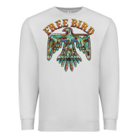 Dove Grey free bird feathers thunderbird Premium Sweatshirt - BarkalooDesign
