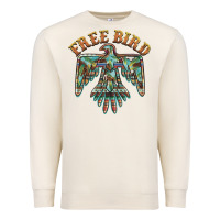 Sandshell free bird feathers thunderbird Premium Sweatshirt - BarkalooDesign